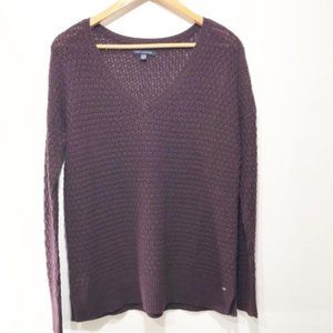AE  Maroon Sweater, Free beauty gift w/ purchase!